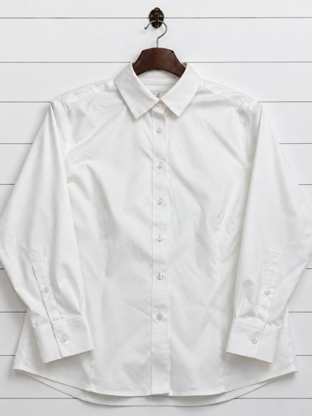Brooks Brothers Womens Performance Non-Iron Stretch Supima Coolmax Shirt Size 4